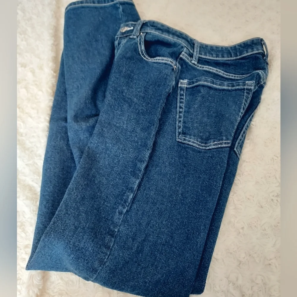 Wild Fable Super high rise straight blue jeans size 00 Mom Jeans Western 80's
